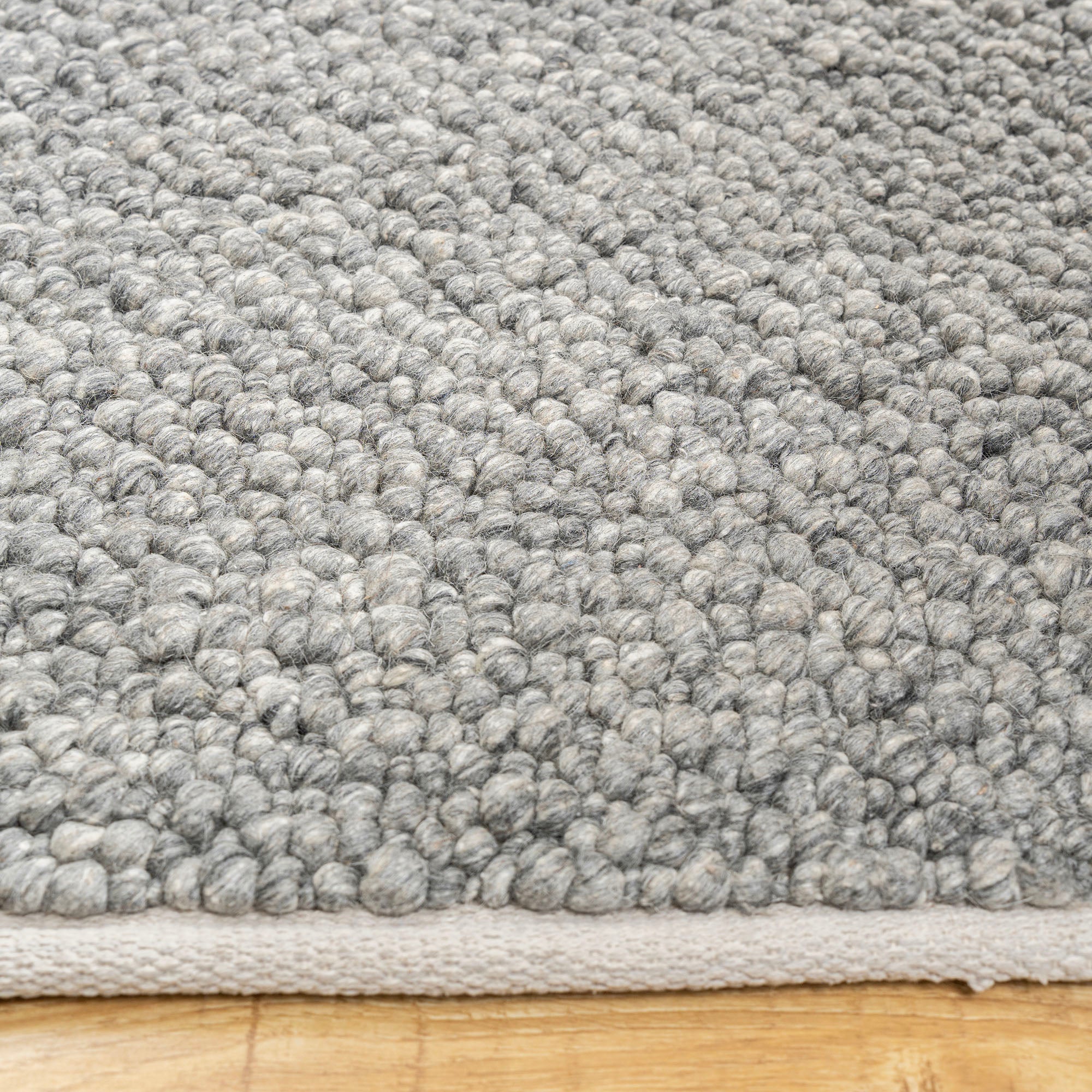 Nimbus Grey Chunky Rug