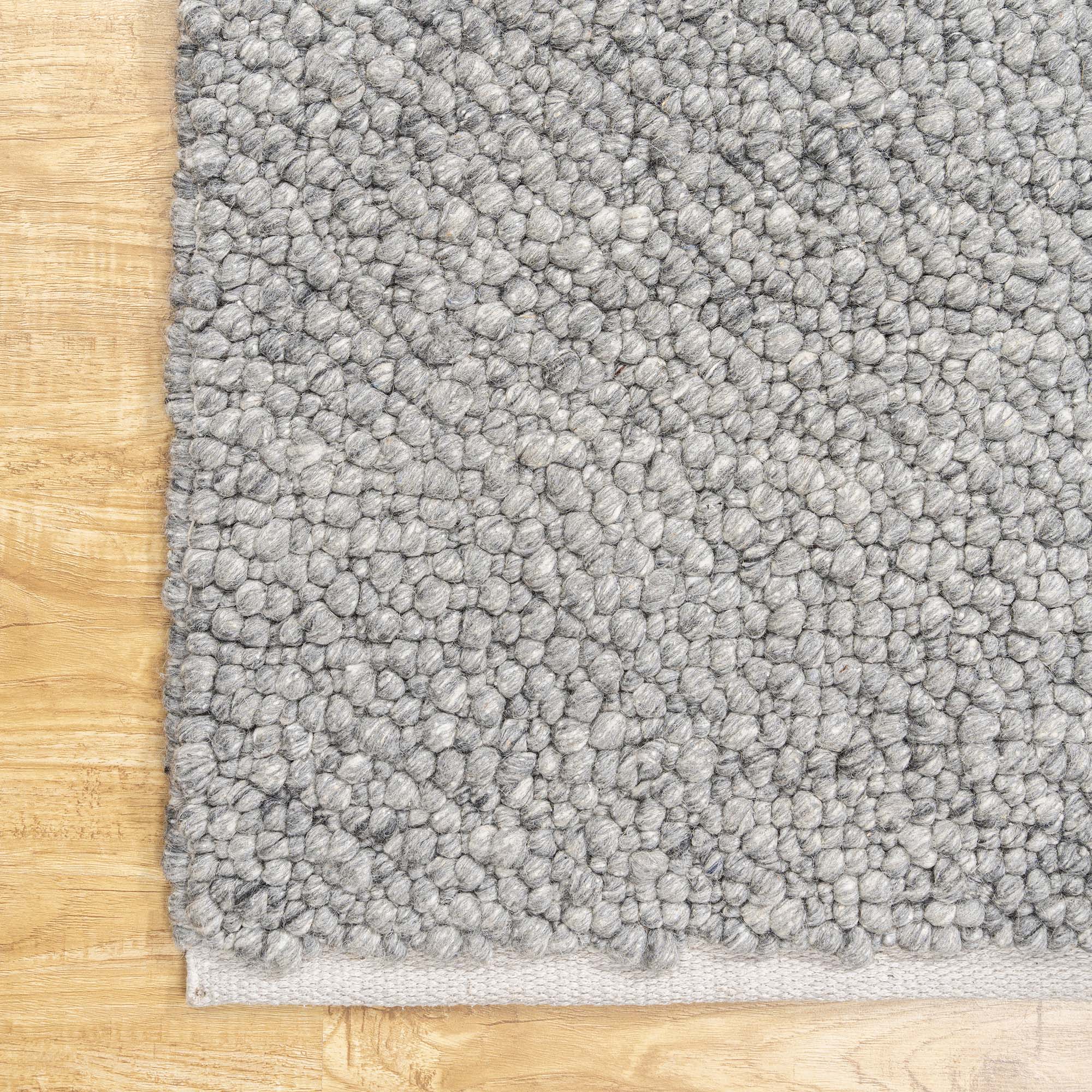 Nimbus Grey Chunky Rug