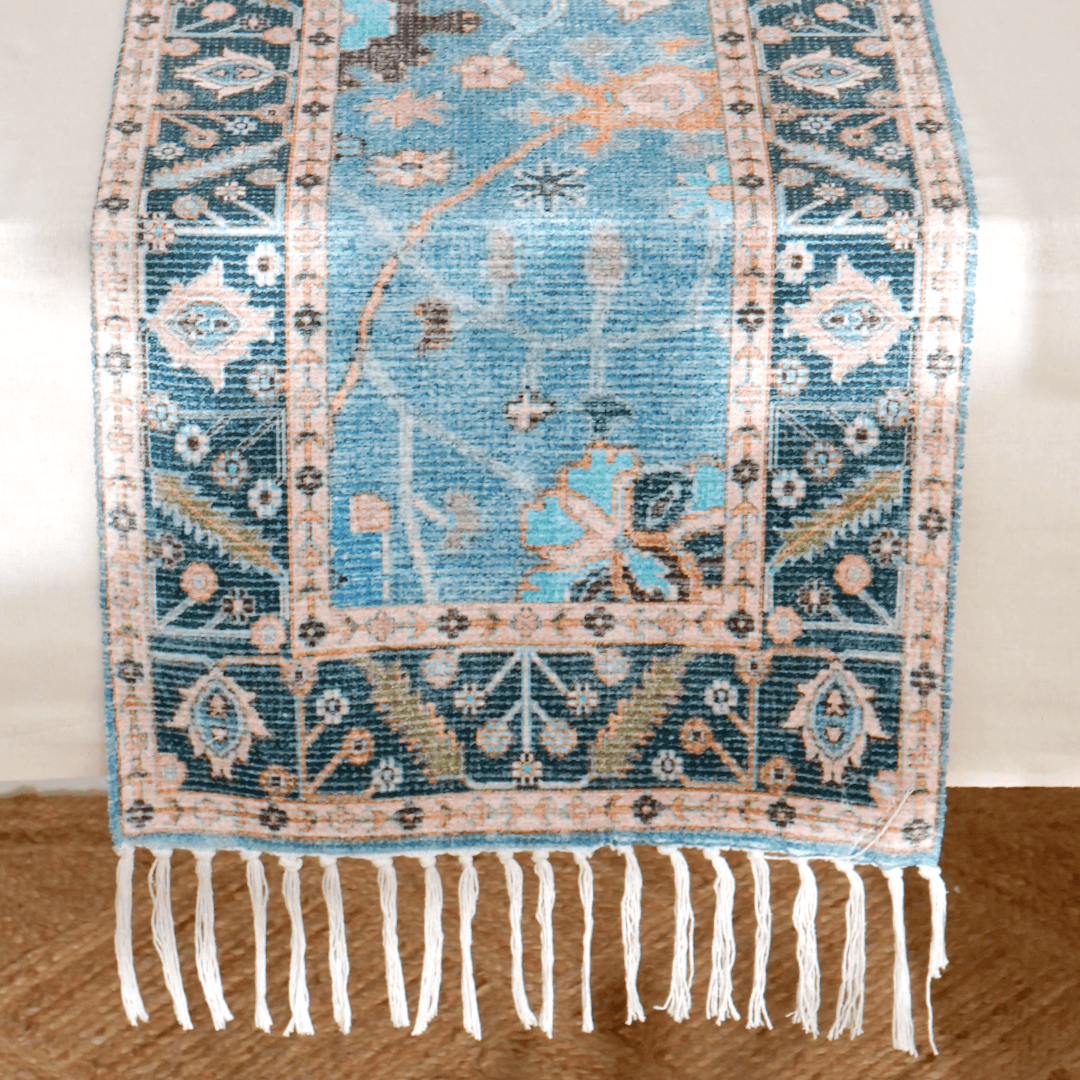 Aqua Serenity Table Runner