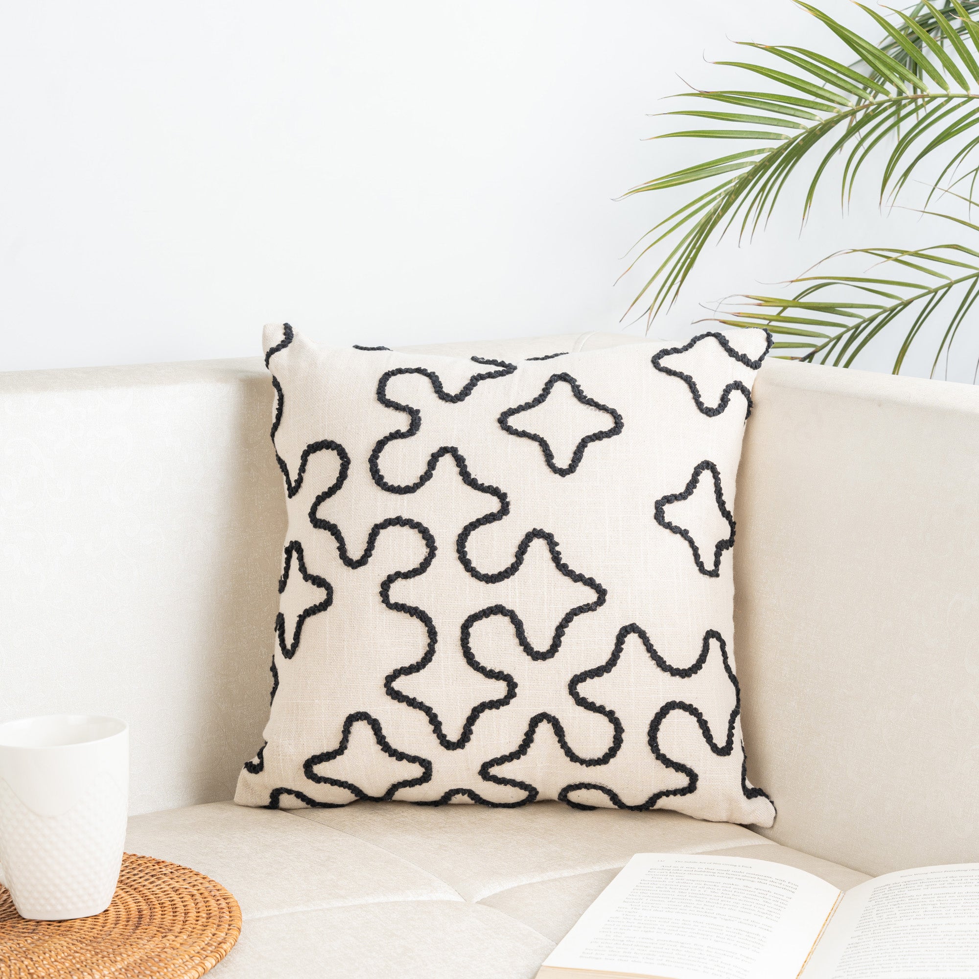 Abstract Swirl Cushion Cover