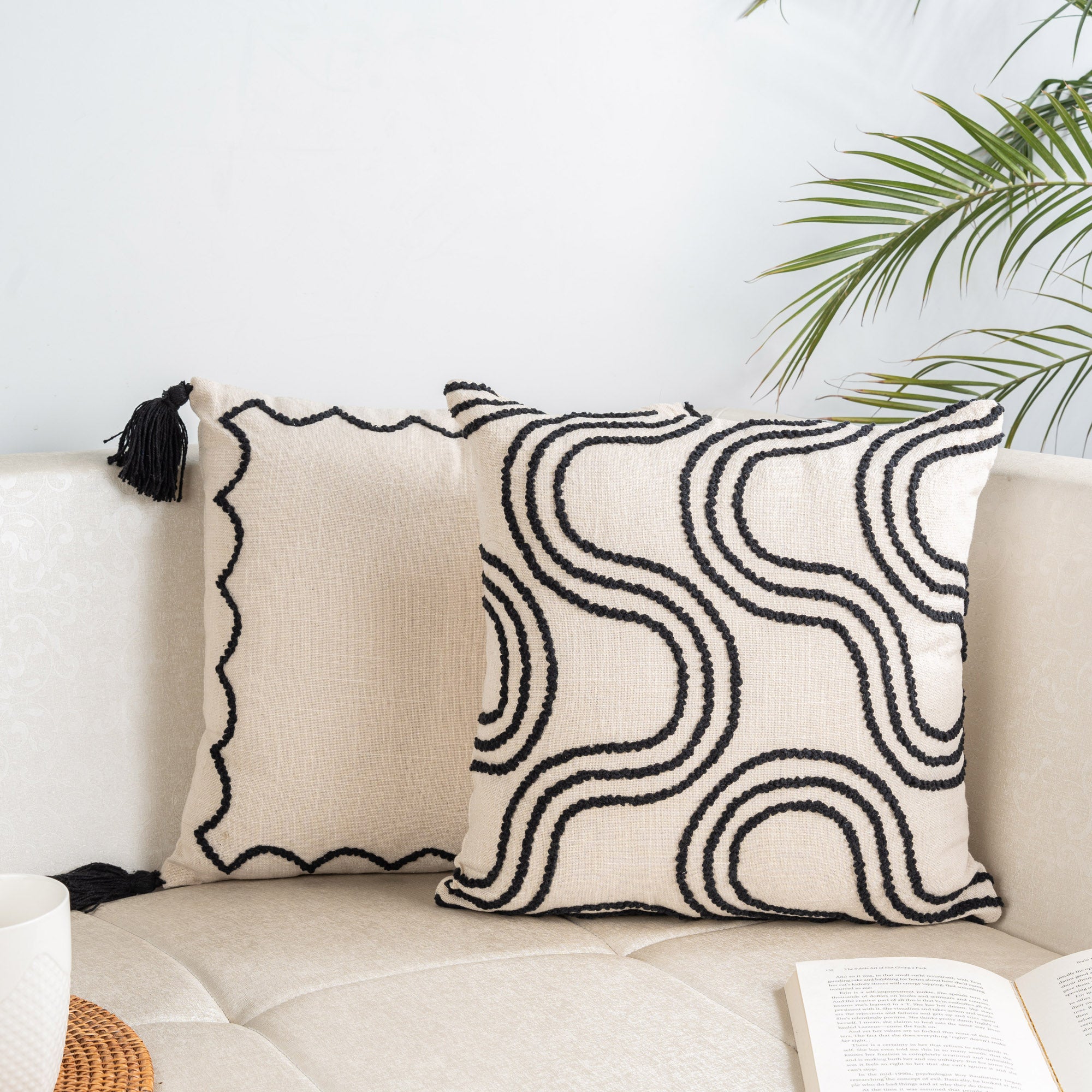 Harmony Swirl Cushion Cover - Set Of Two