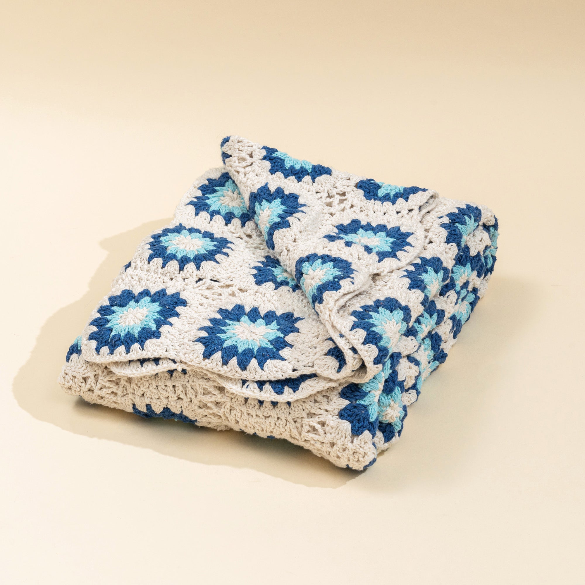 Lagoon Crochet Throw Blanket