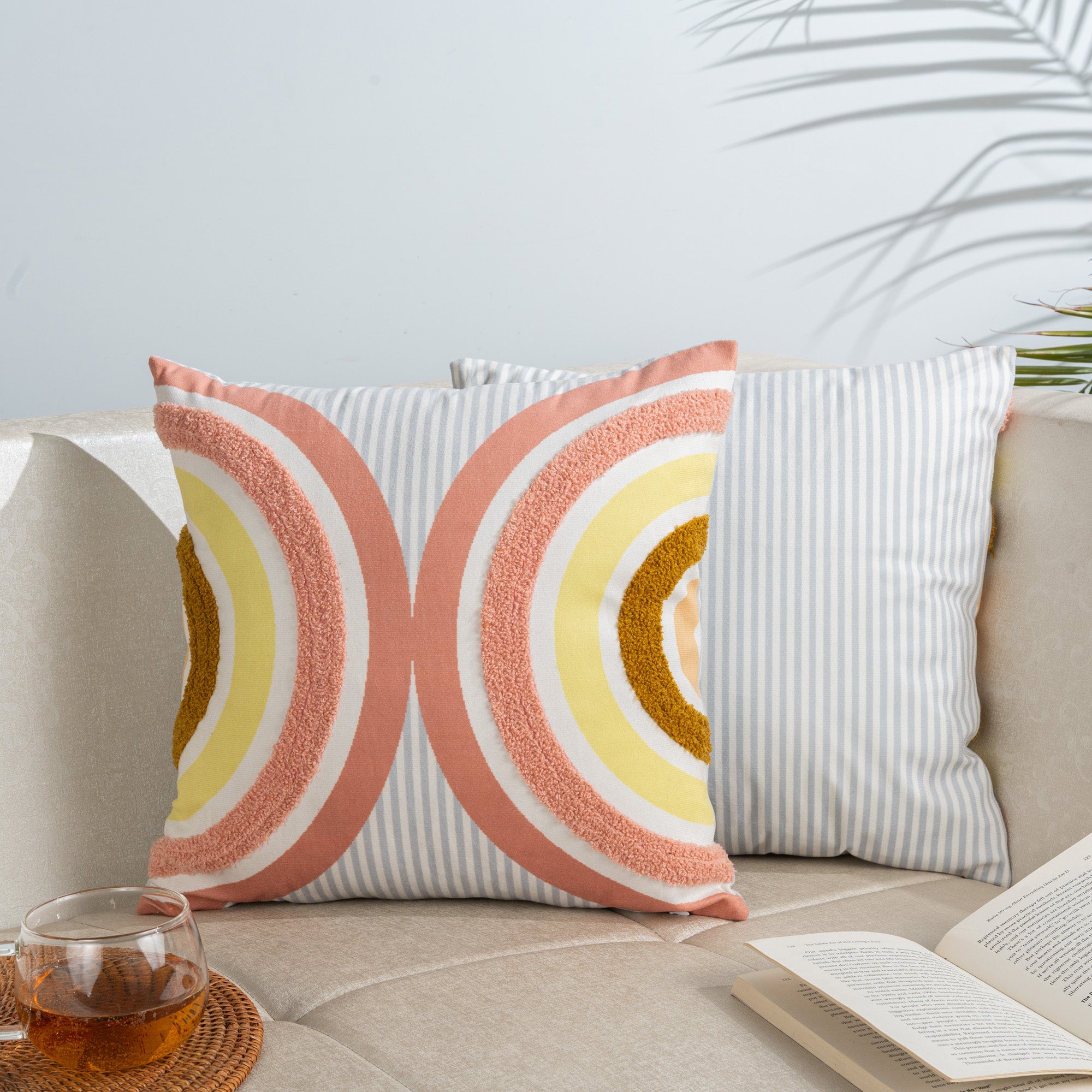 Chic Curves Cushion Cover - Set of Two