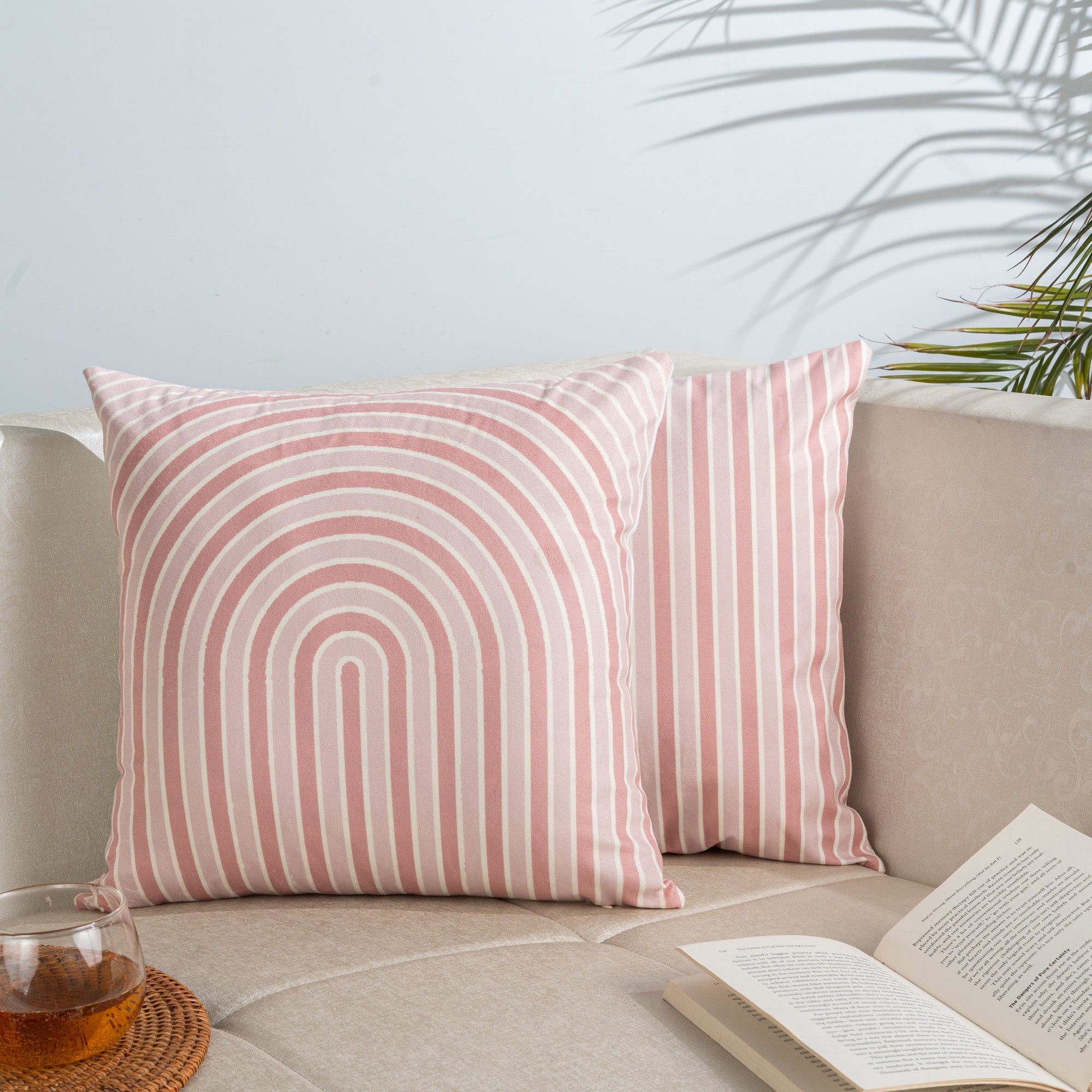 Peachy Dreams Cushion Cover - Set of Two