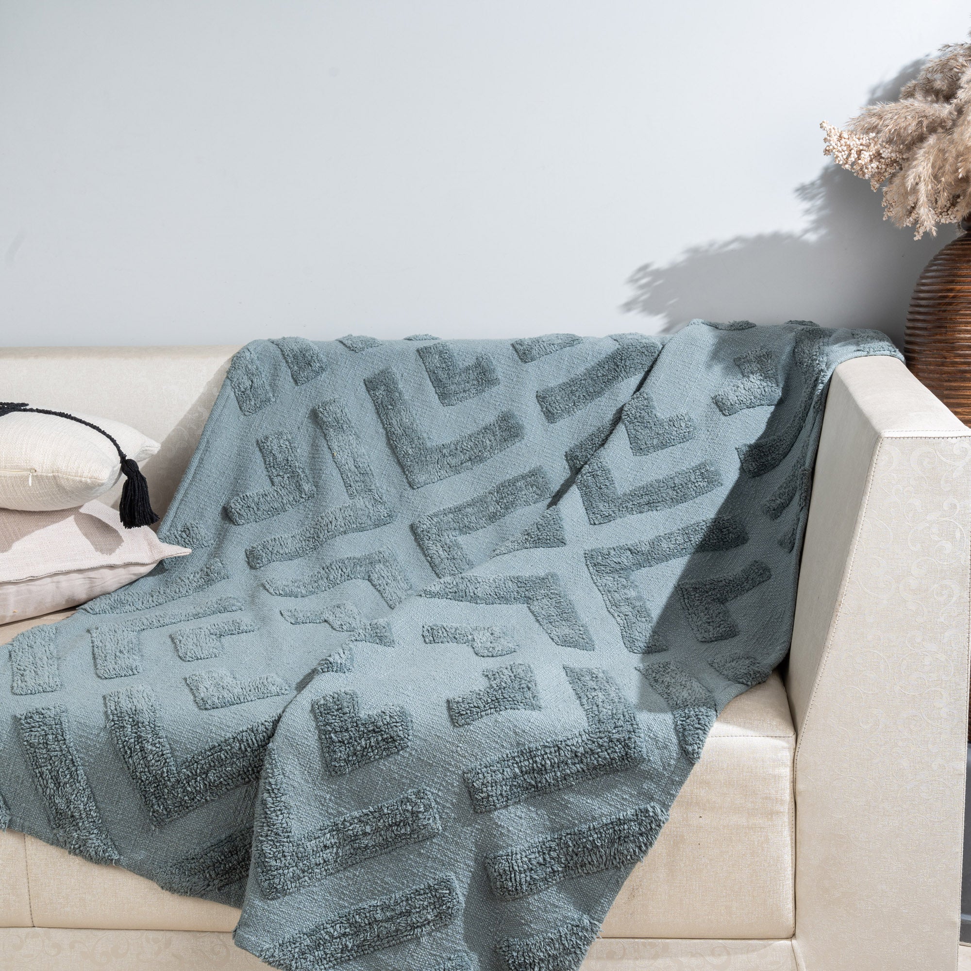 Stormy Sea Throw Blanket