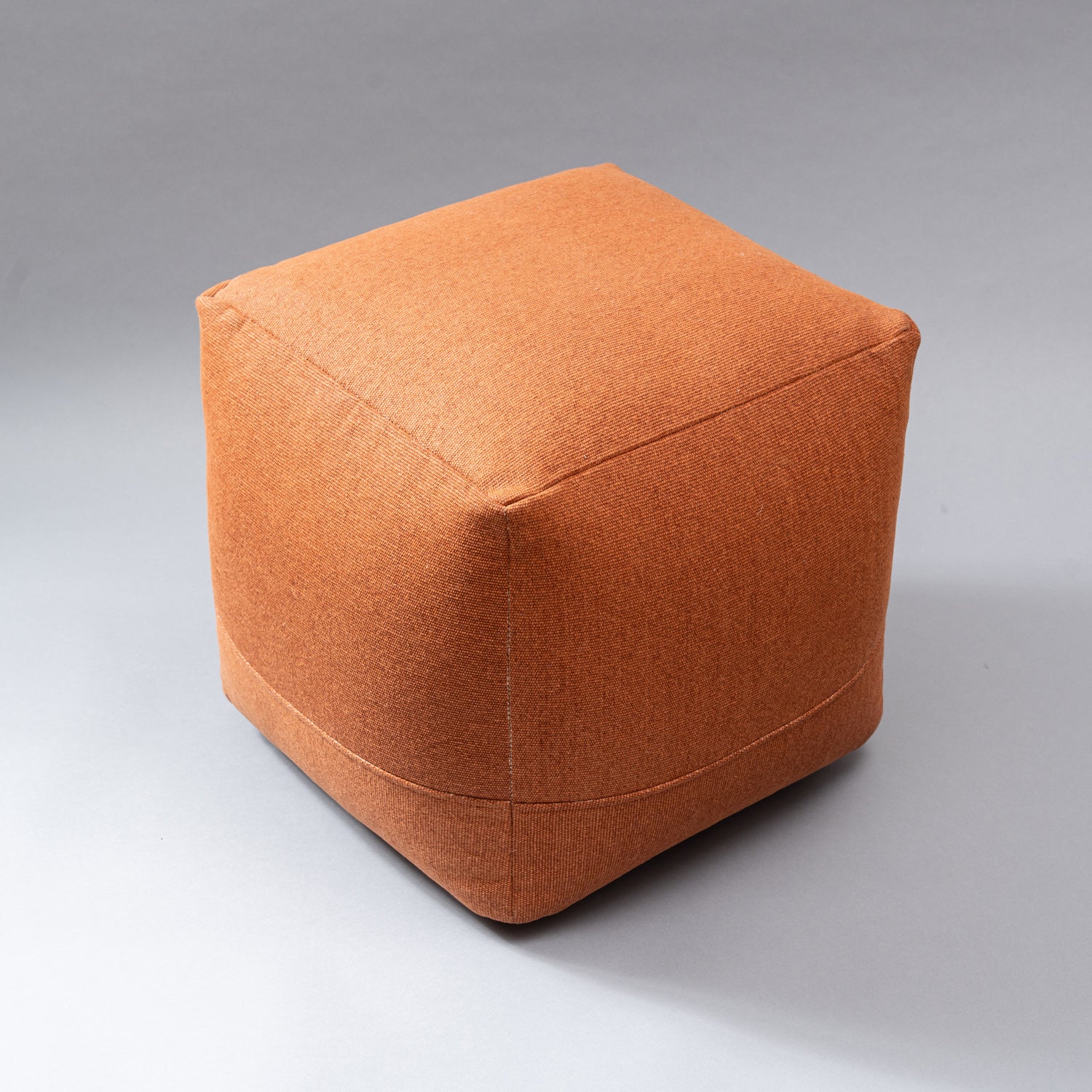 Terracotta Charm Printed Pouf