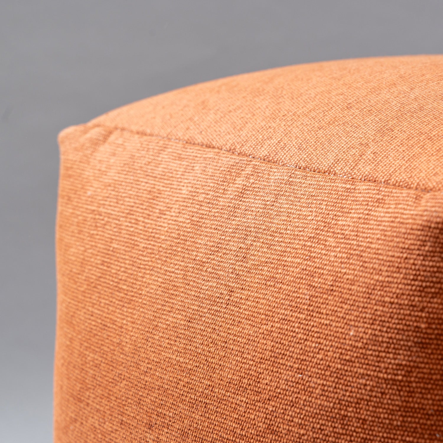 Terracotta Charm Printed Pouf