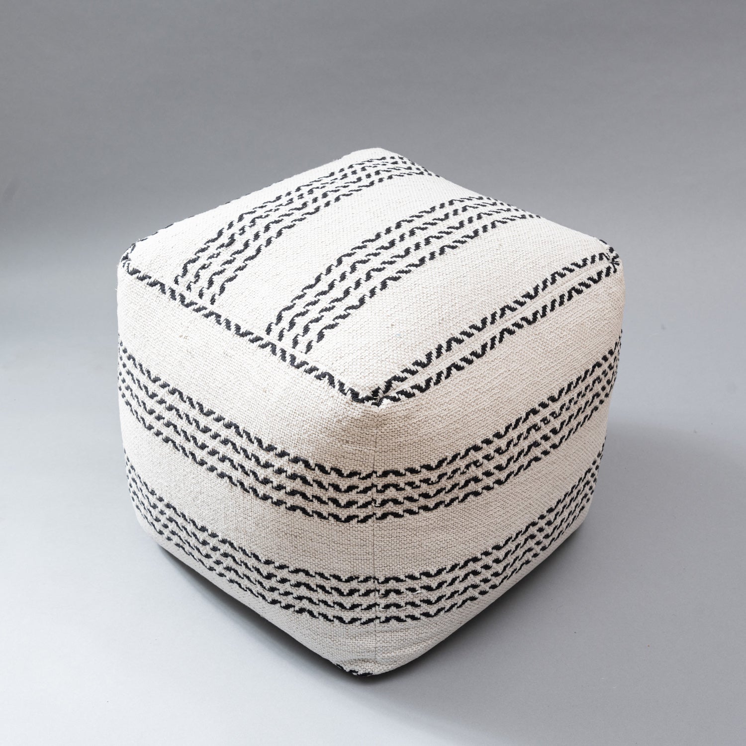 Zen Blend Woven Pouf