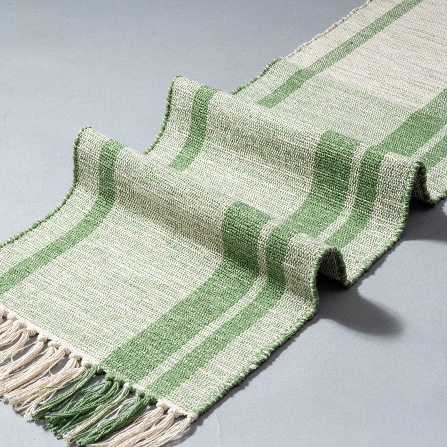 Melange Green Table Runner