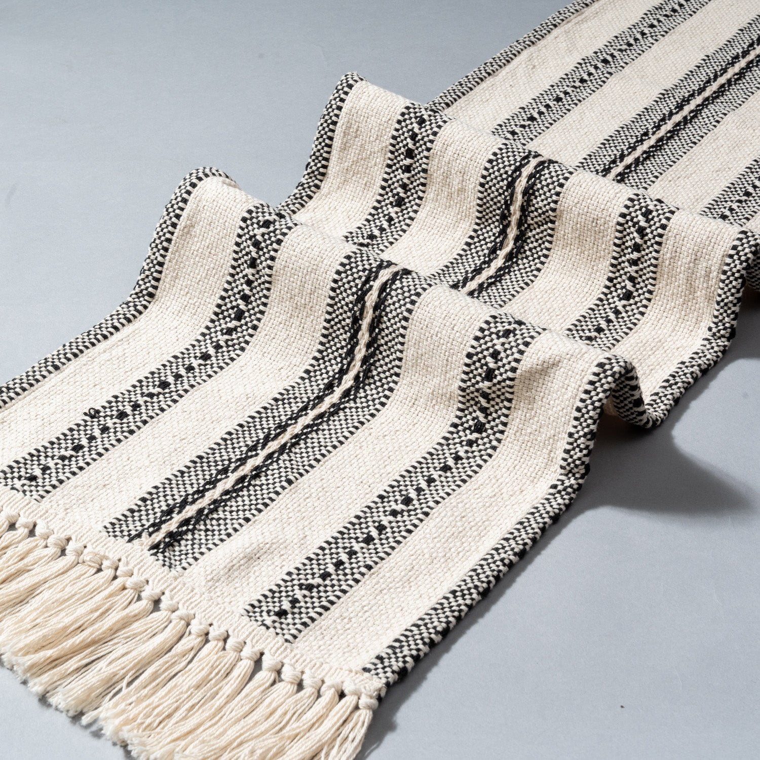 Natural Stripe Table Runner