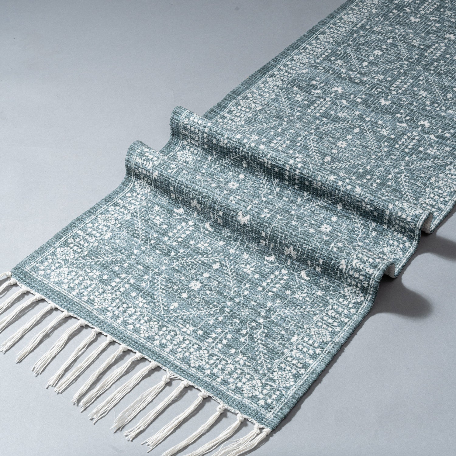 Verdant Fringe Table Runner