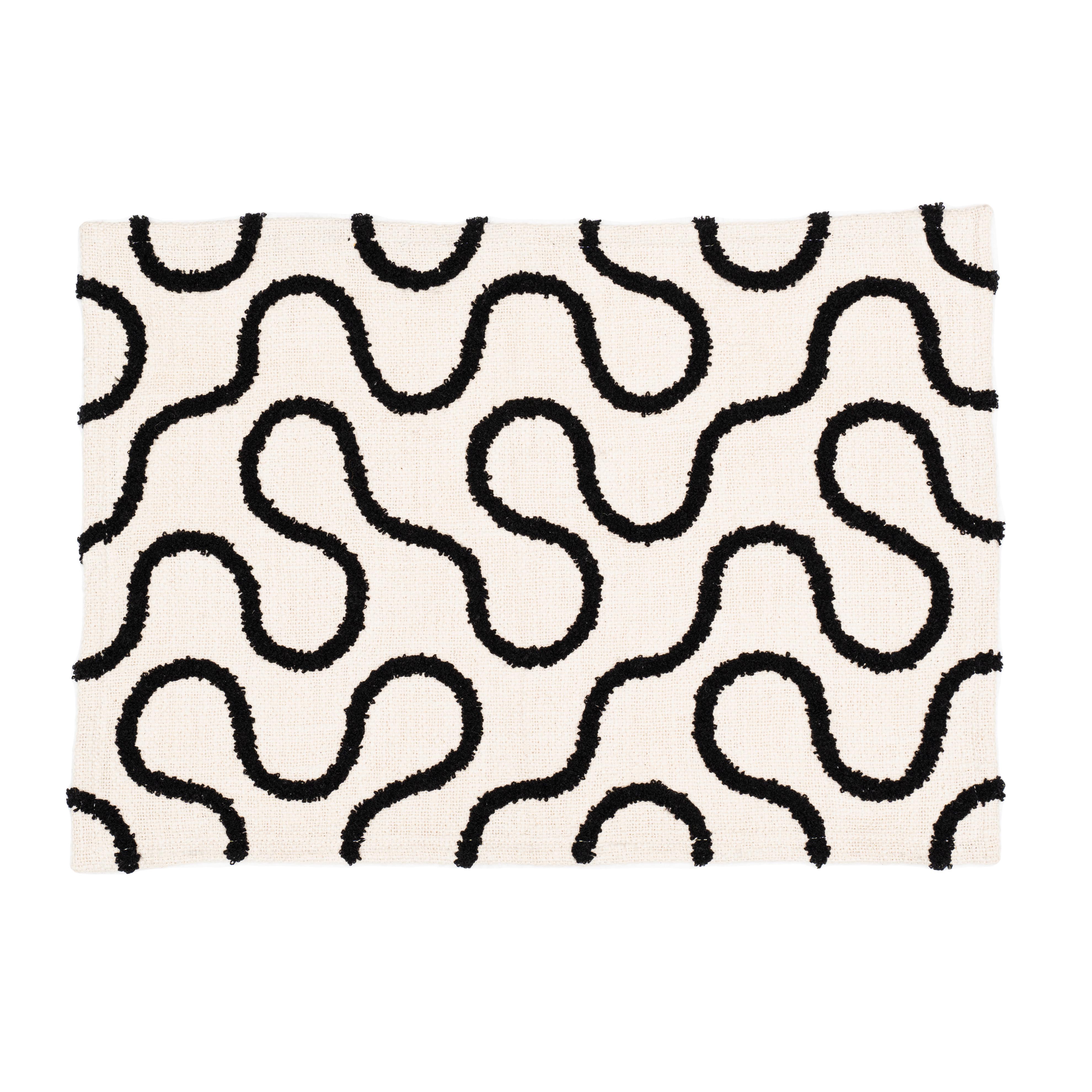 Modern Swirl Placemats - Set Of Two