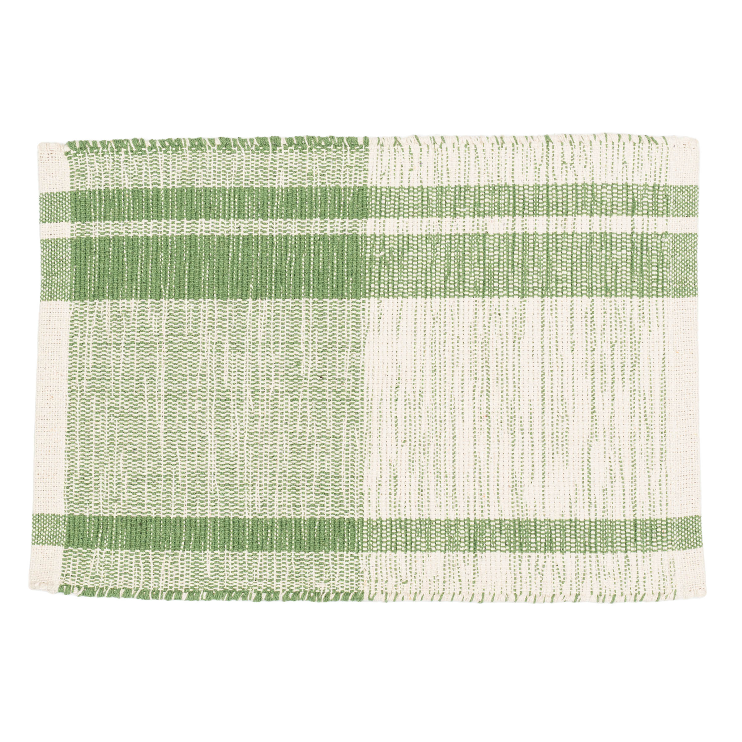 Melange Green Placemats - Set Of Two