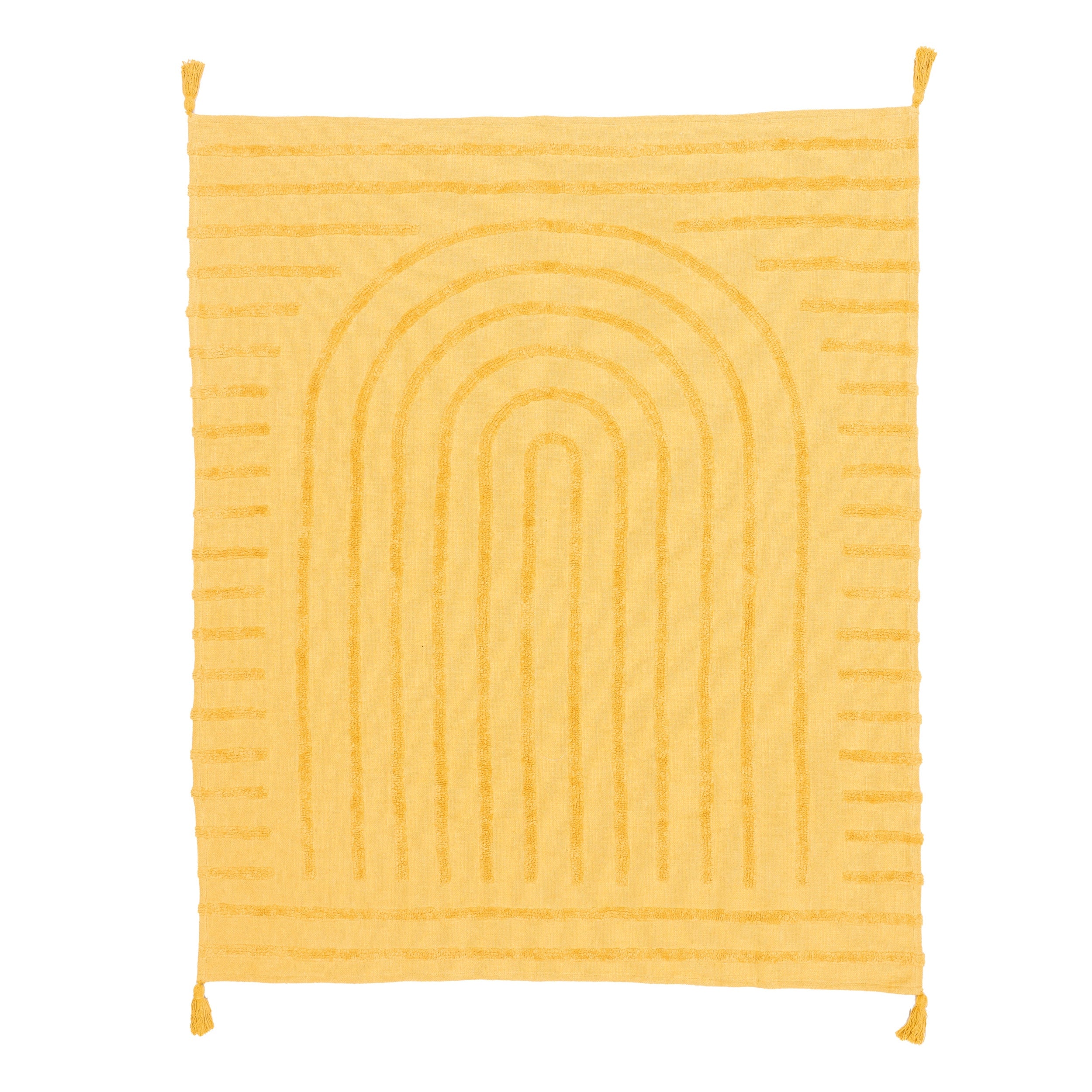 Golden Glow Throw Blanket