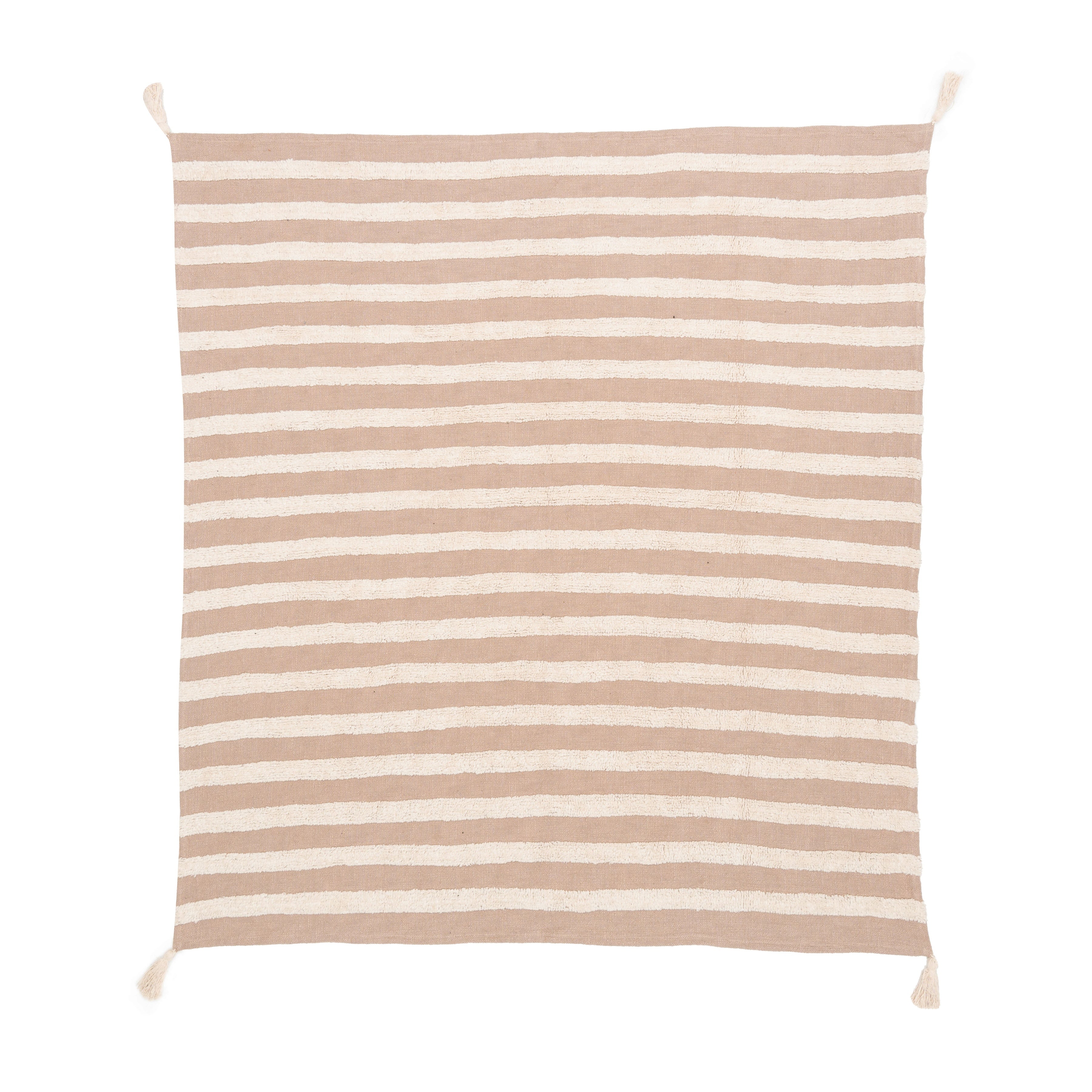 Warm Taupe Throw Blanket