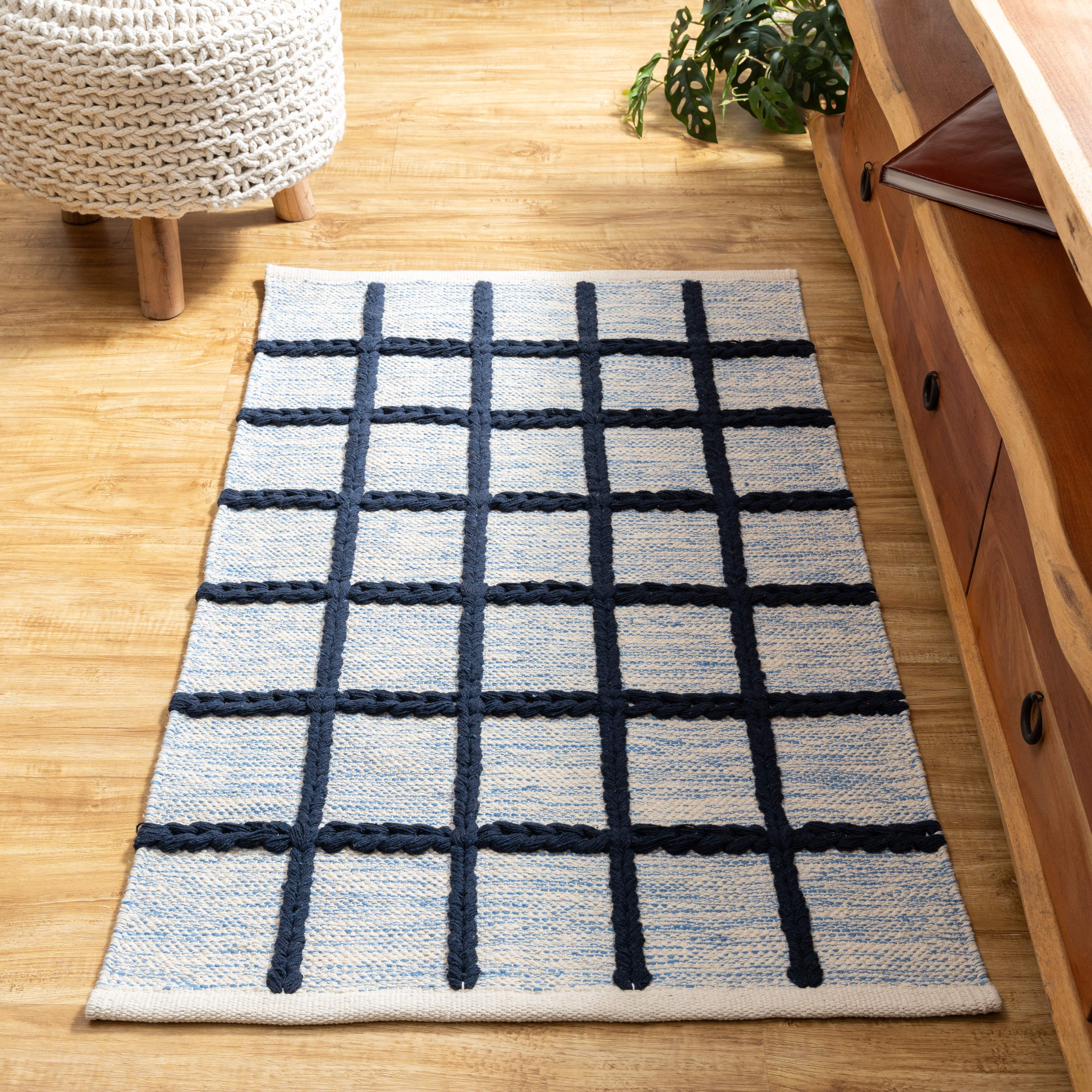 Melange Cable Knit Rug