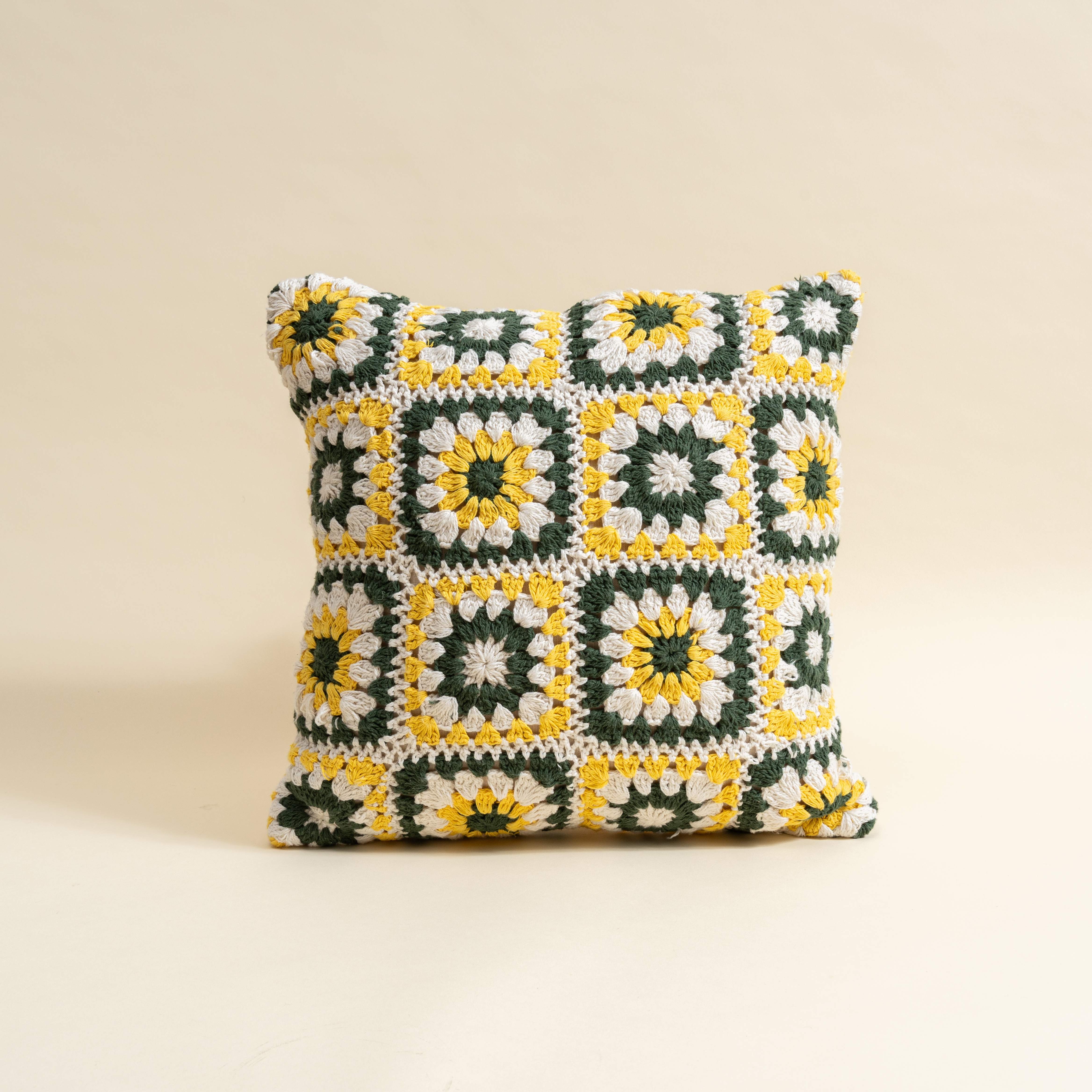 Calista Crochet Cushion Covers - Set Of Two