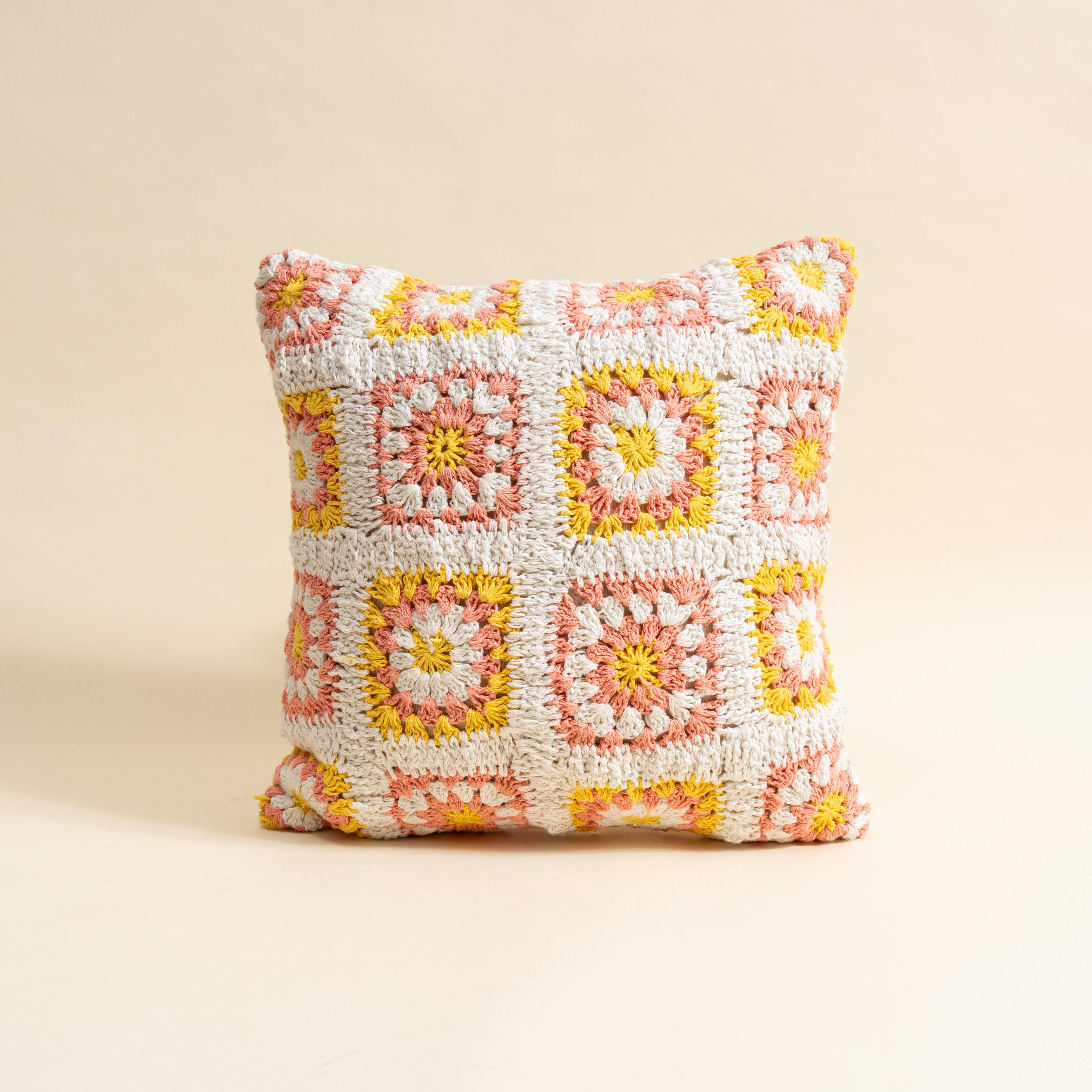 Harvest Crochet Cushion Cover