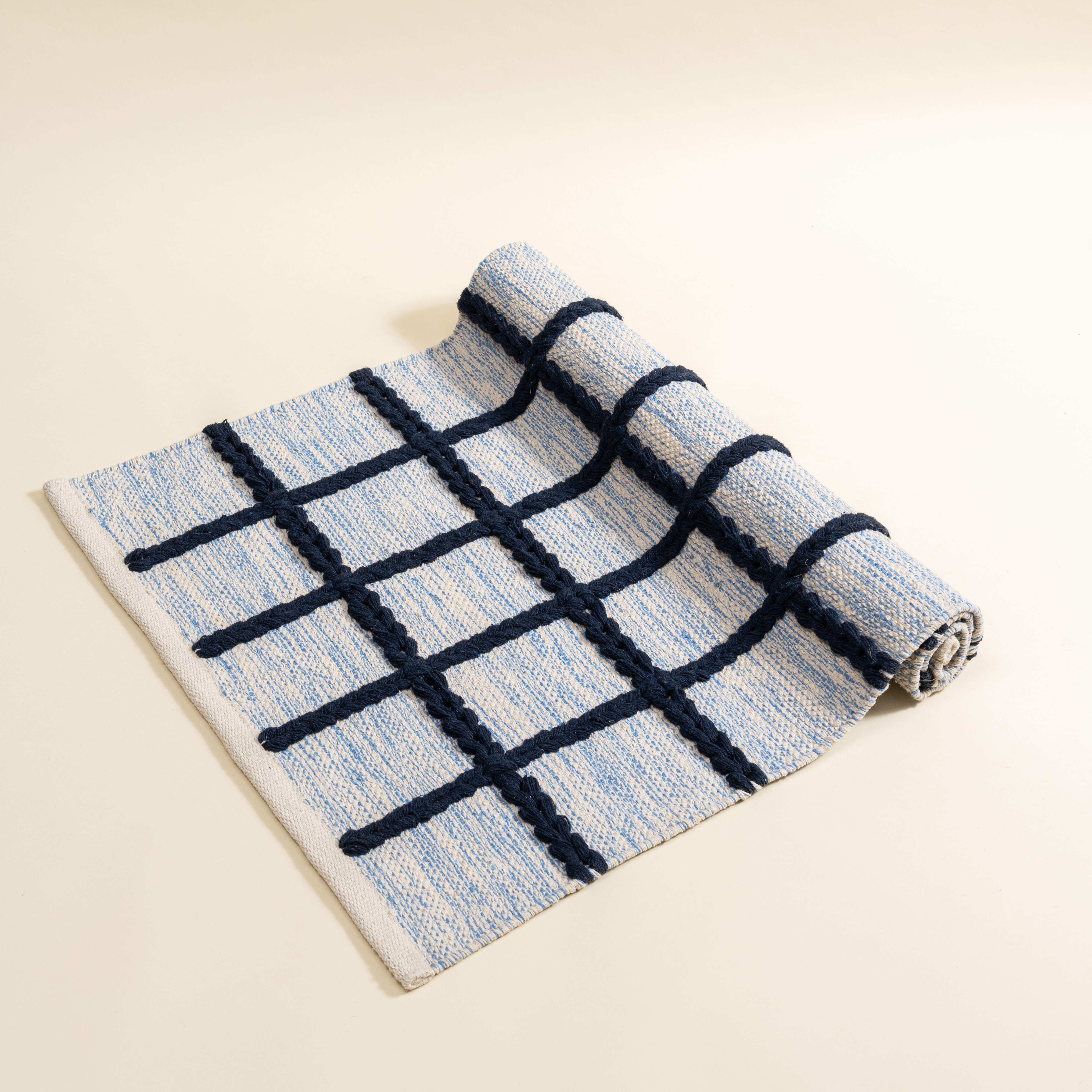 Melange Cable Knit Rug