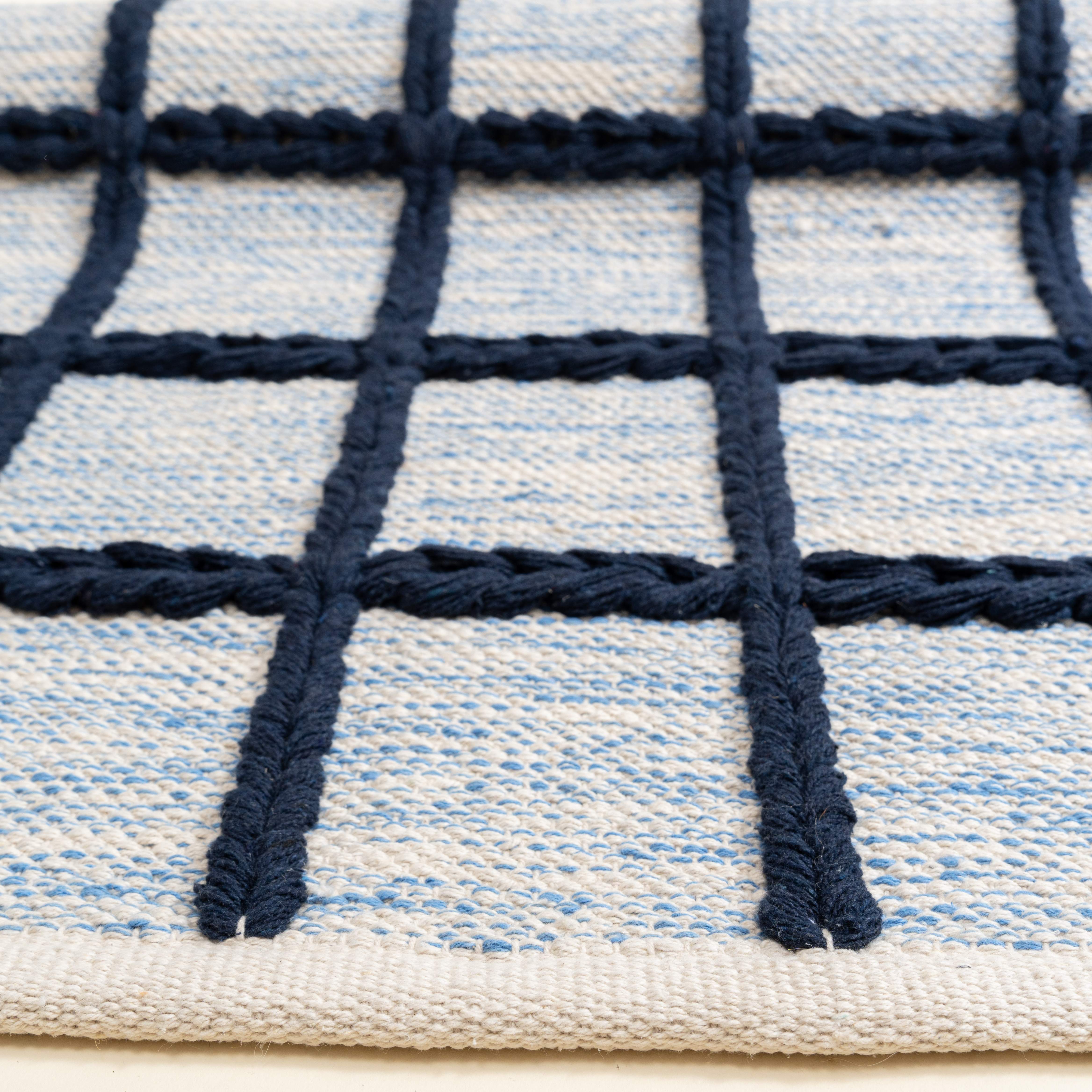 Melange Cable Knit Rug