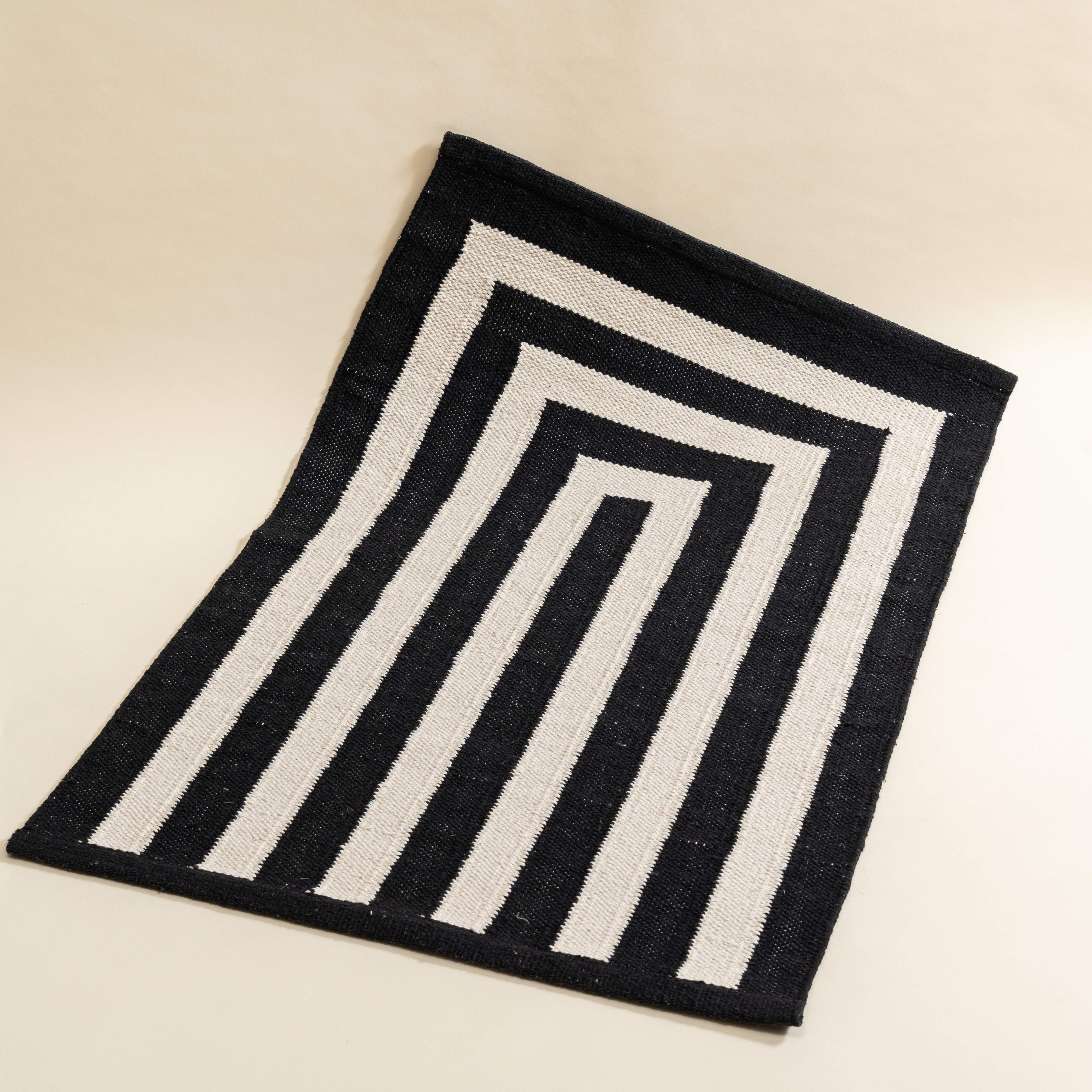 Noir Stripe Symphony Rug