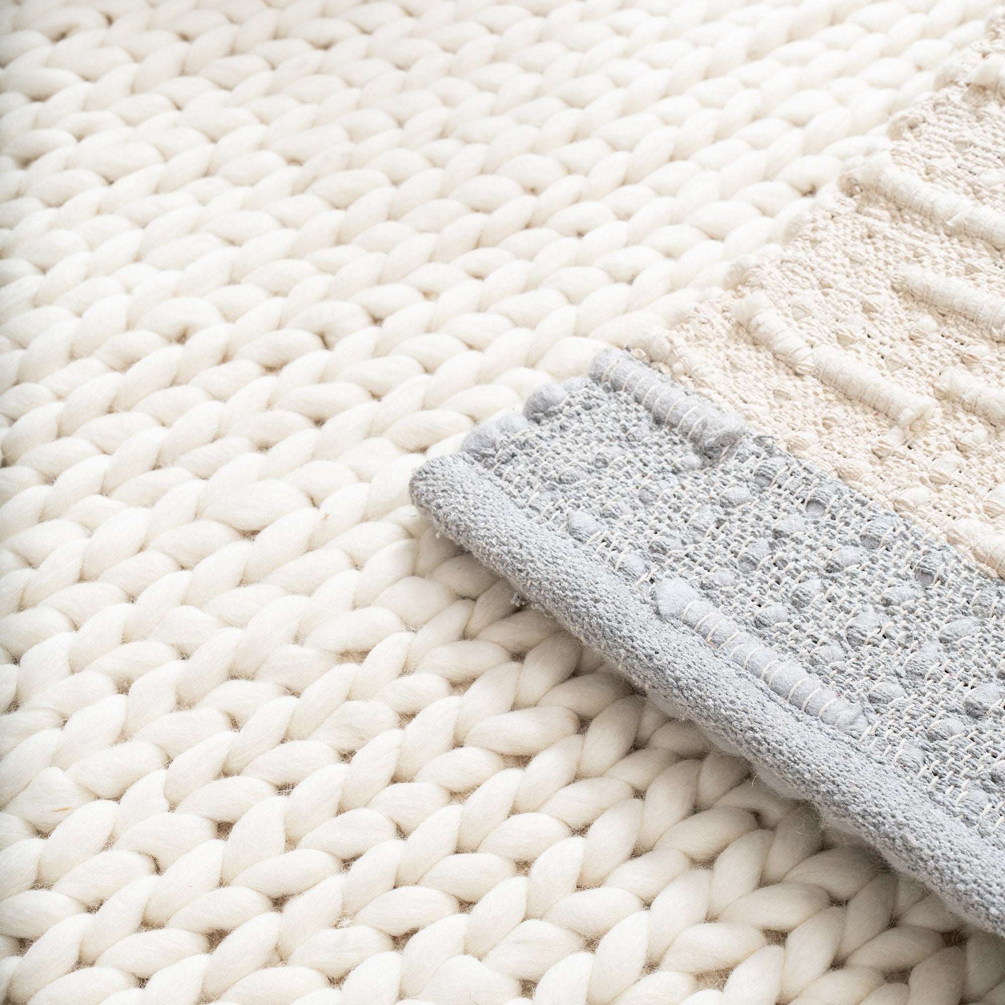 Nordic Cable Chunky Rug