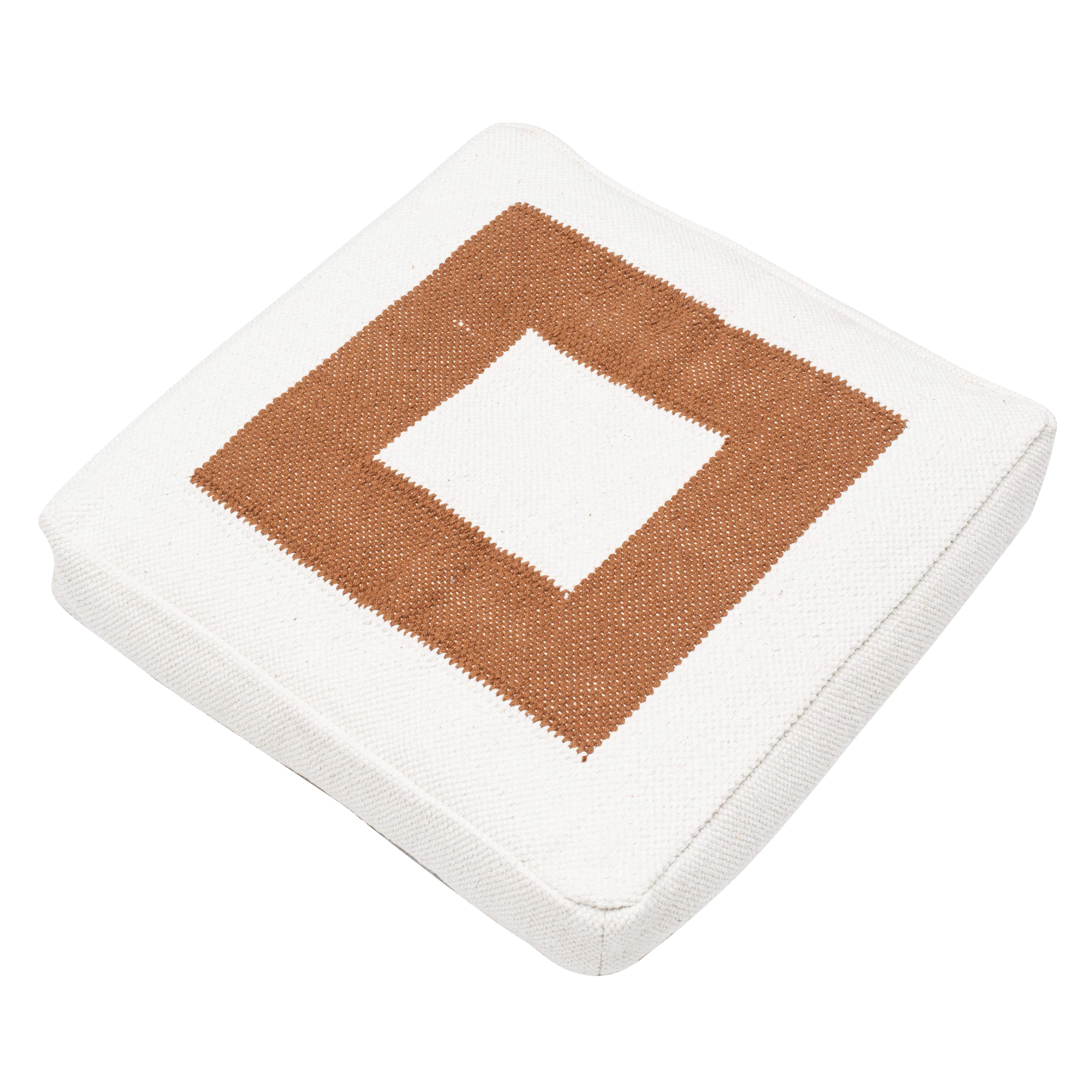 Artisanal Geometric Floor Cushion