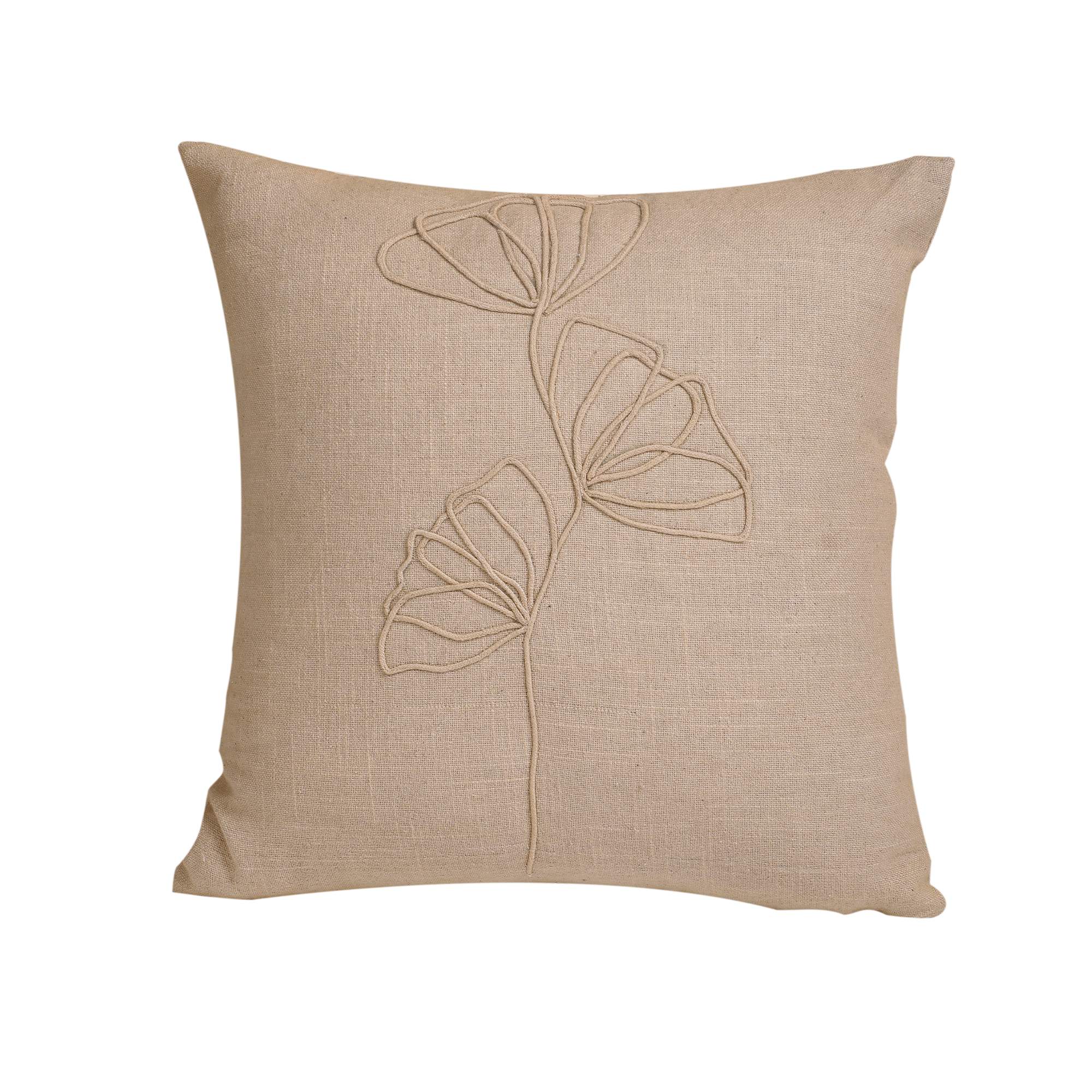 Blooming Brown Cushion Cover