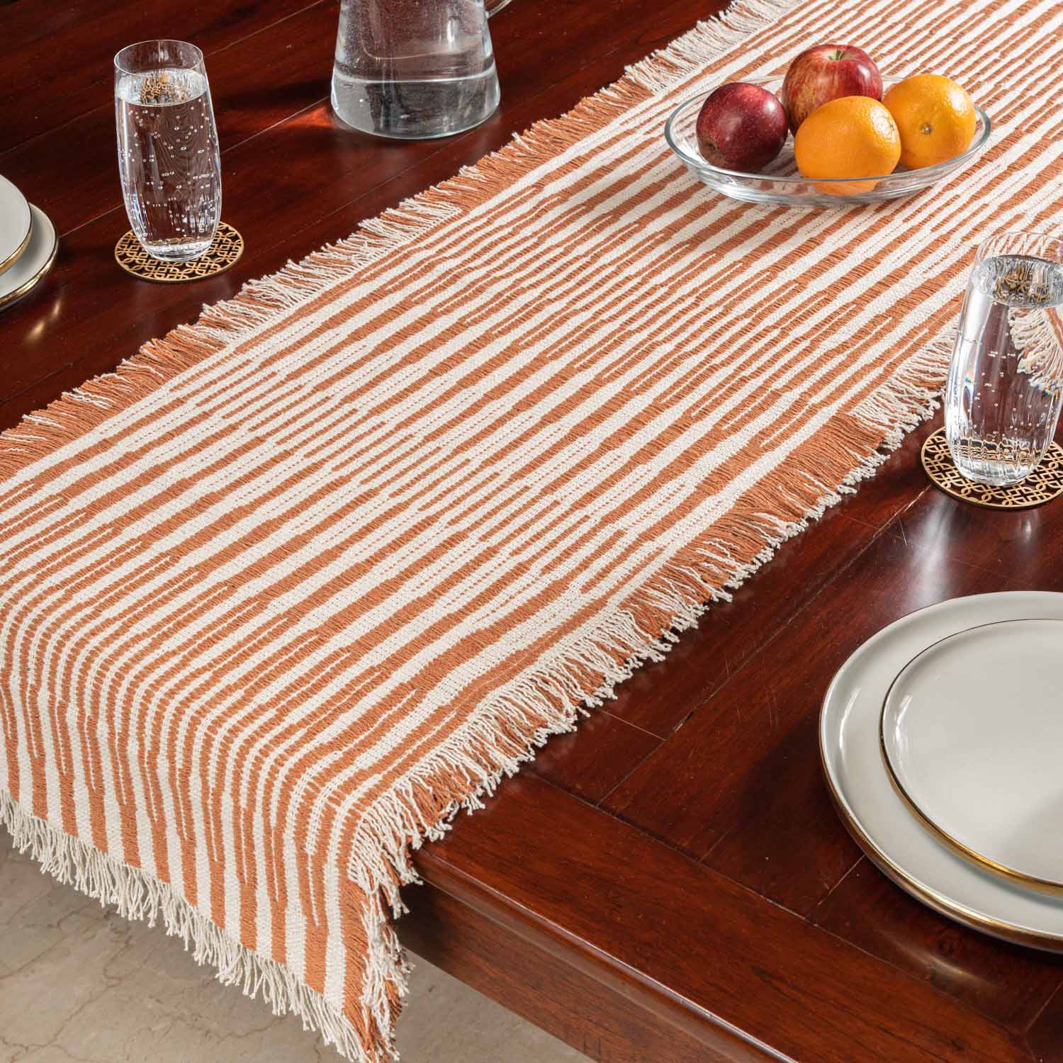 Terra Ribbed Table Runner