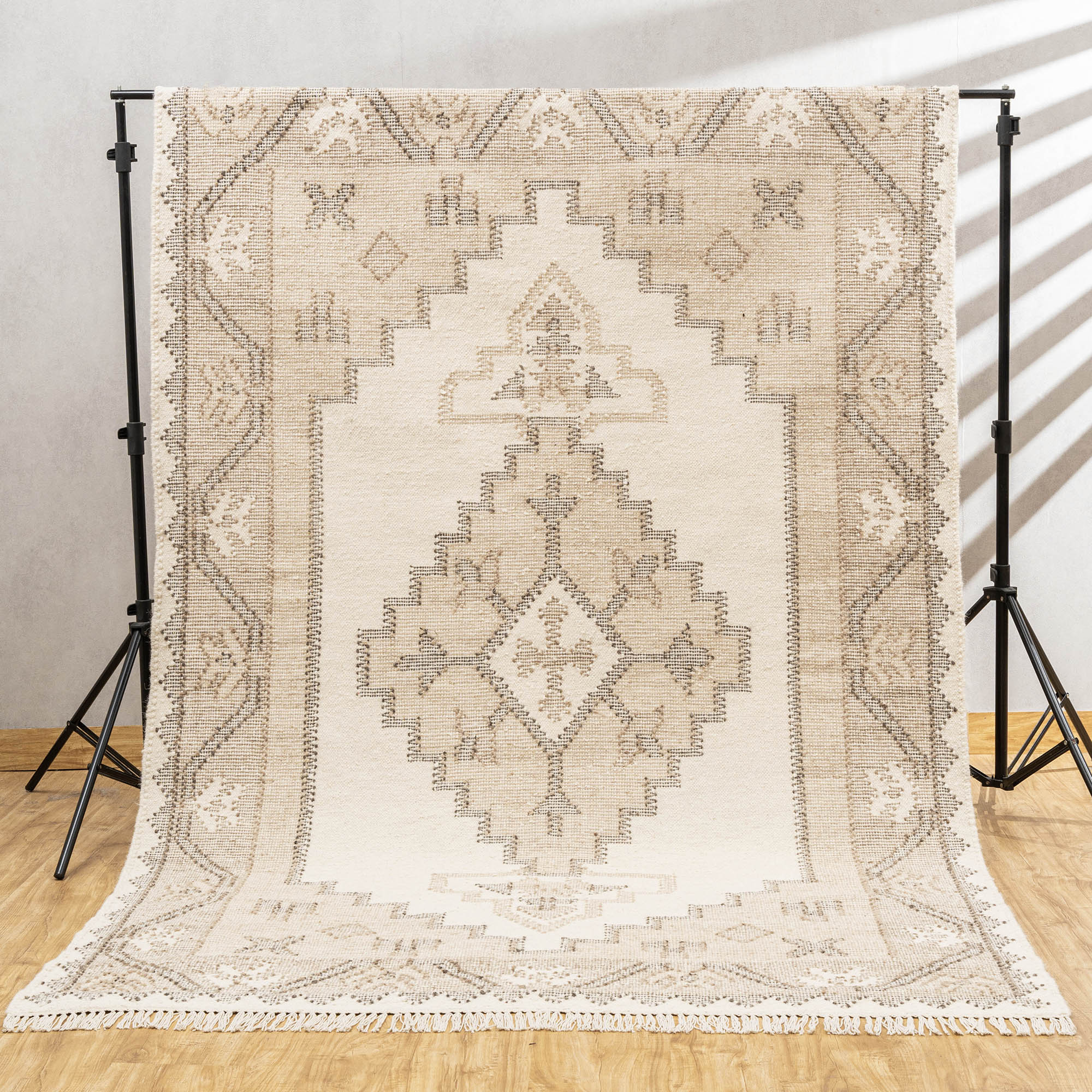 Beige Mystique Kilim Rug