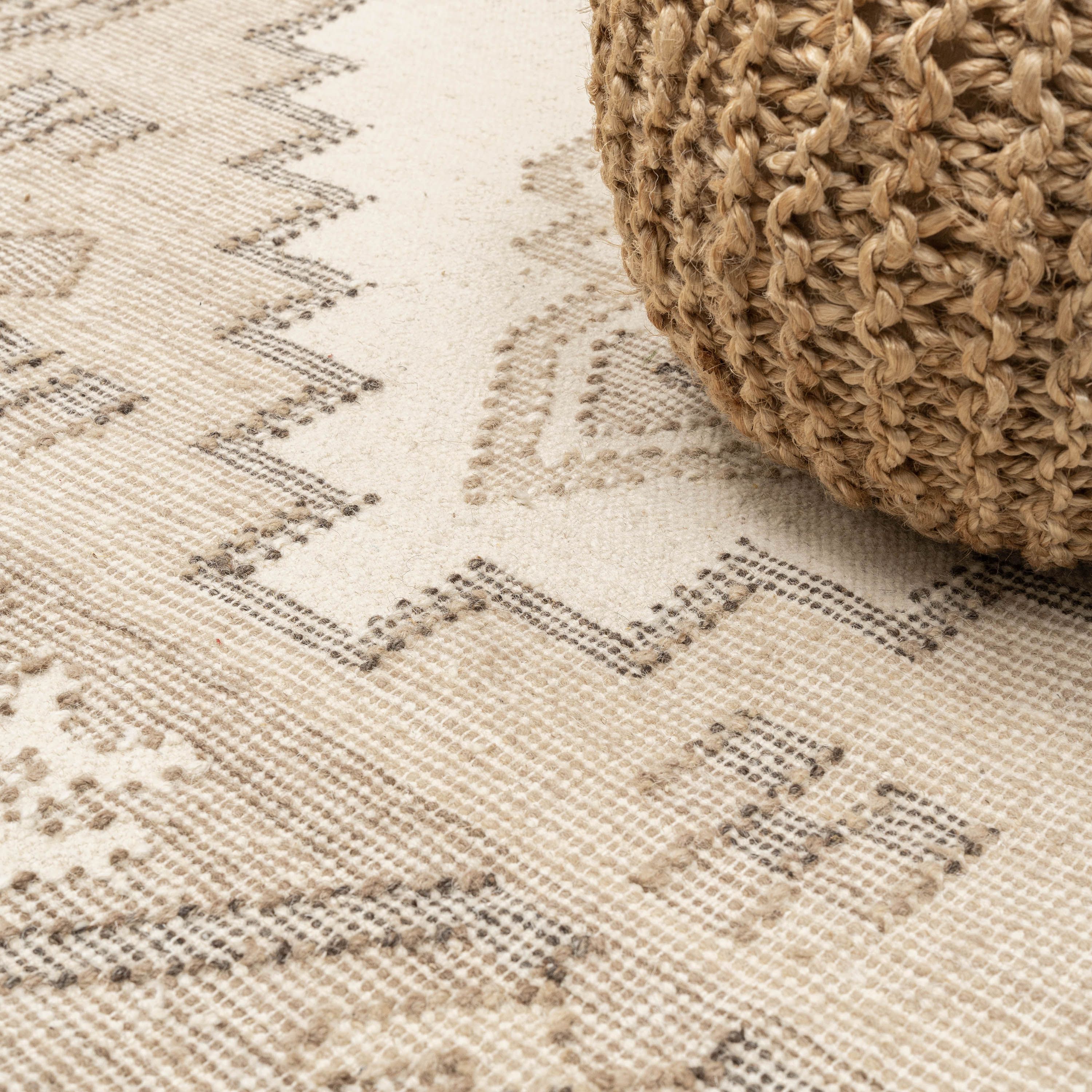 Beige Mystique Kilim Rug