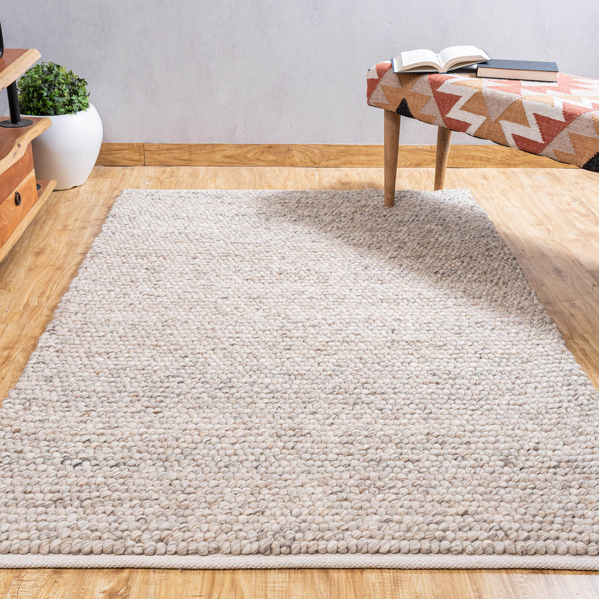 Grace Taupe Braid Rug