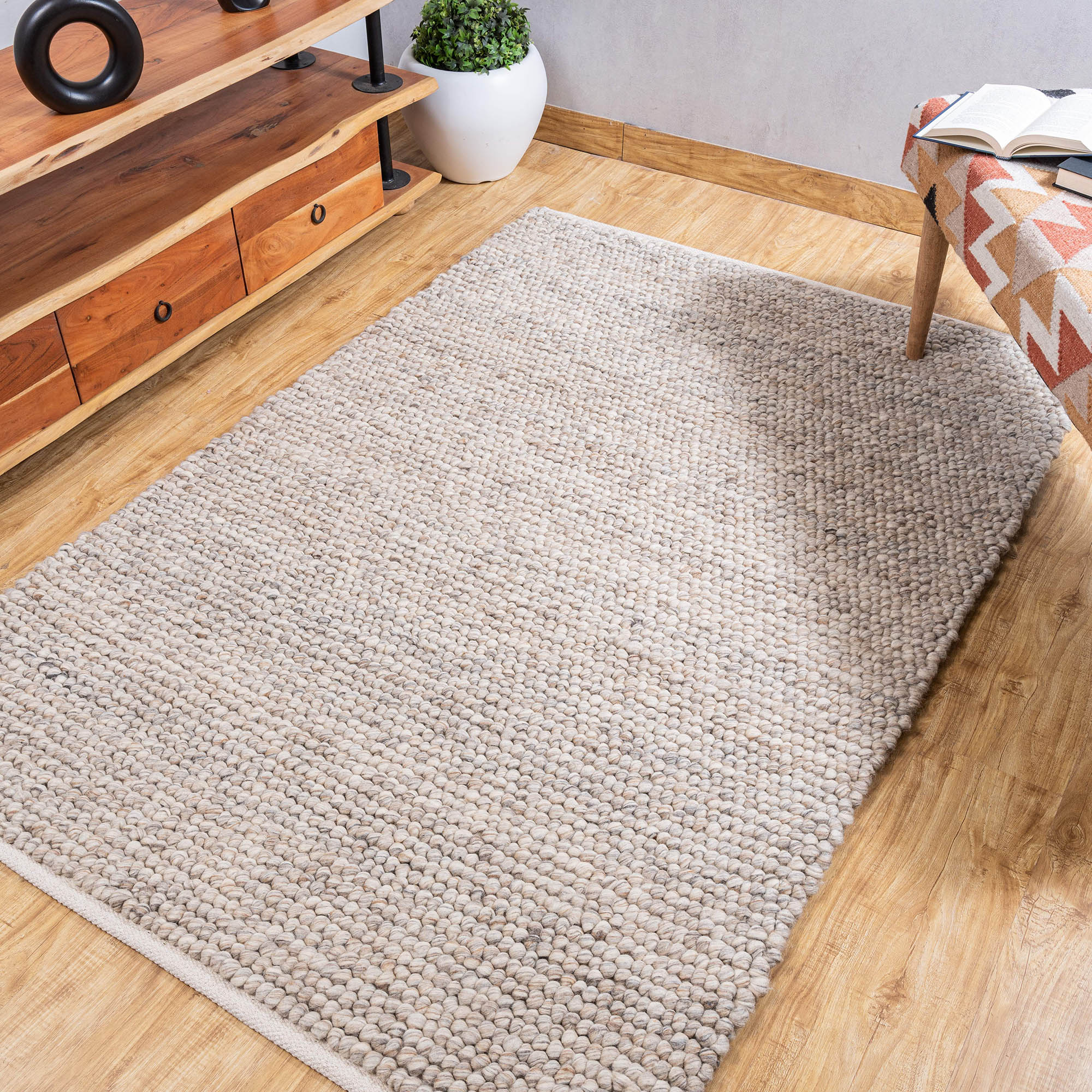 Grace Taupe Braid Rug